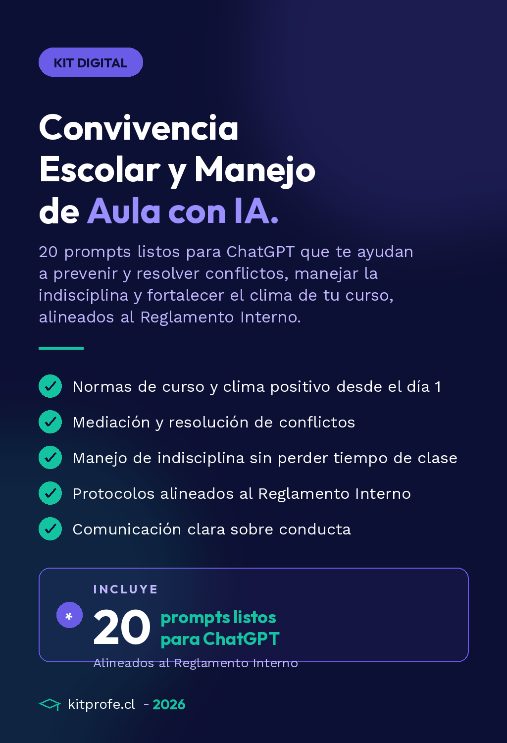 Convivencia Escolar y Manejo de Aula con IA